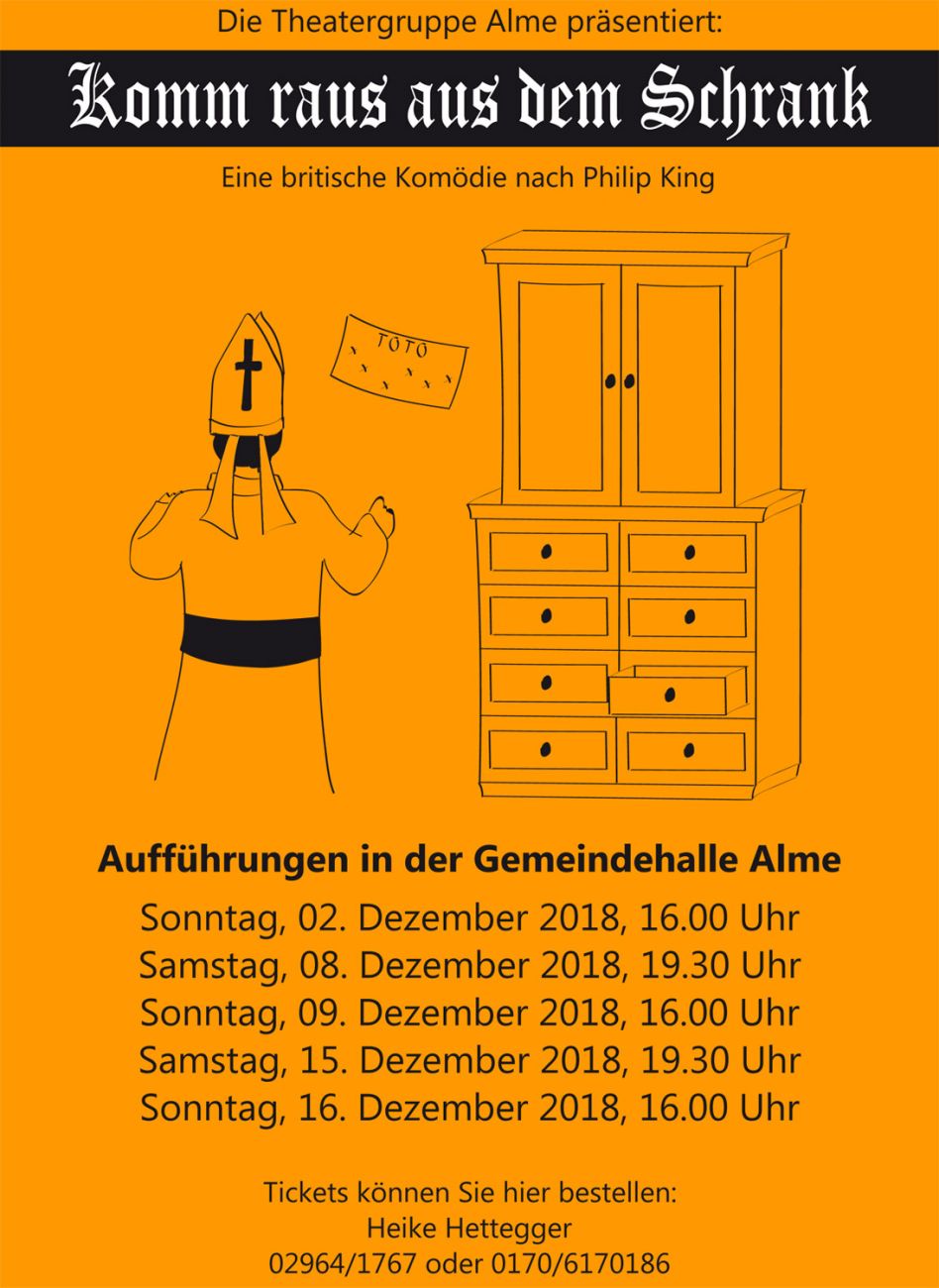 Komm raus aus dem Schrank - Eine Farce in 3 Akten von Philip King